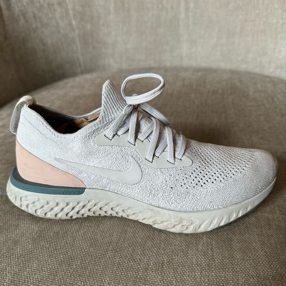 Nike Epic React Flyknit | Platinum Beige - Women’s Size 8